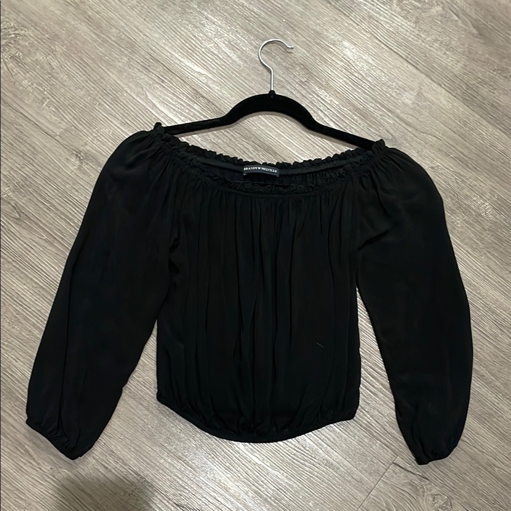Brandy Melville cropped off the shoulder top